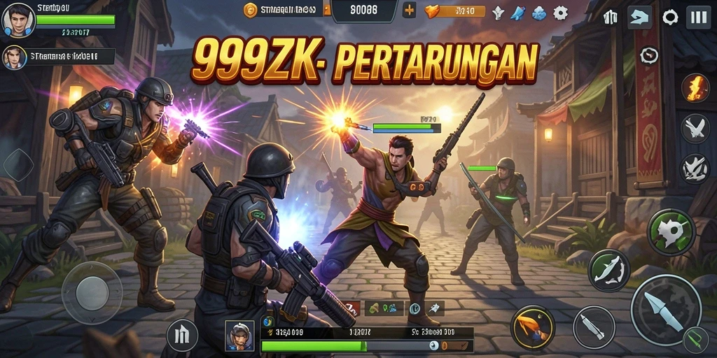 Tampilan gameplay <strong>999ZK</strong> yang menarik dan penuh aksi strategi.