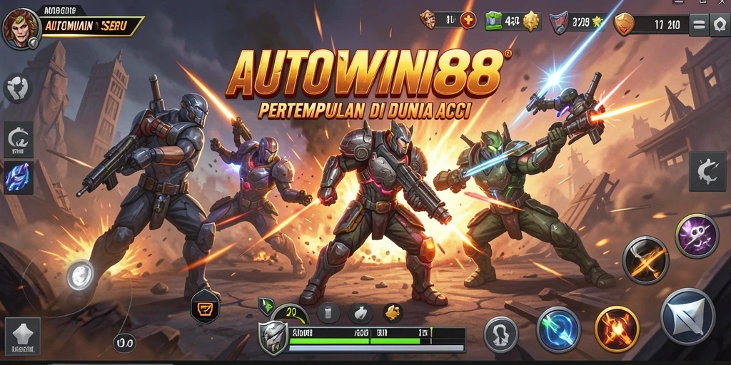 Screenshot AUTOWIN88 menampilkan aksi penuh ketegangan dalam pertempuran.
