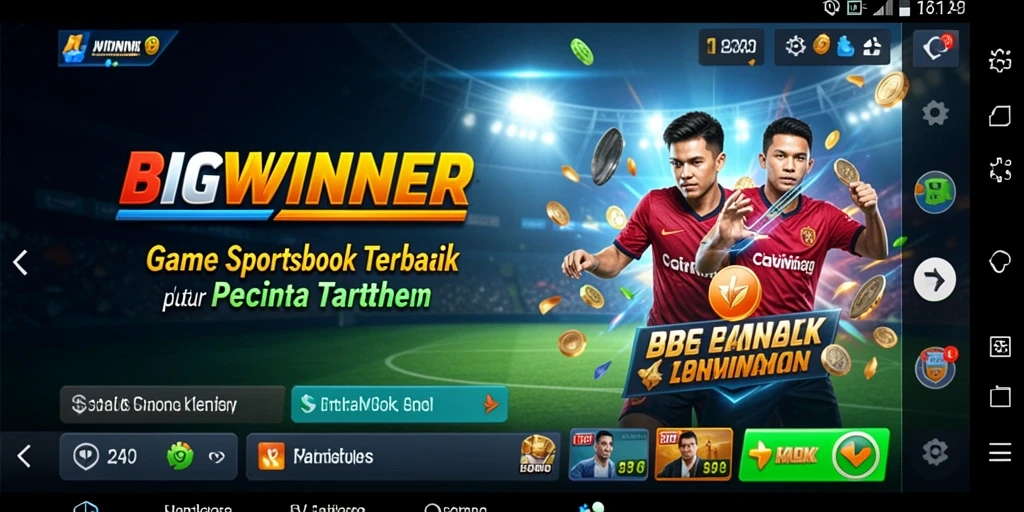Tampilan menarik dari BIGWINNER dalam aksi taruhan olahraga.