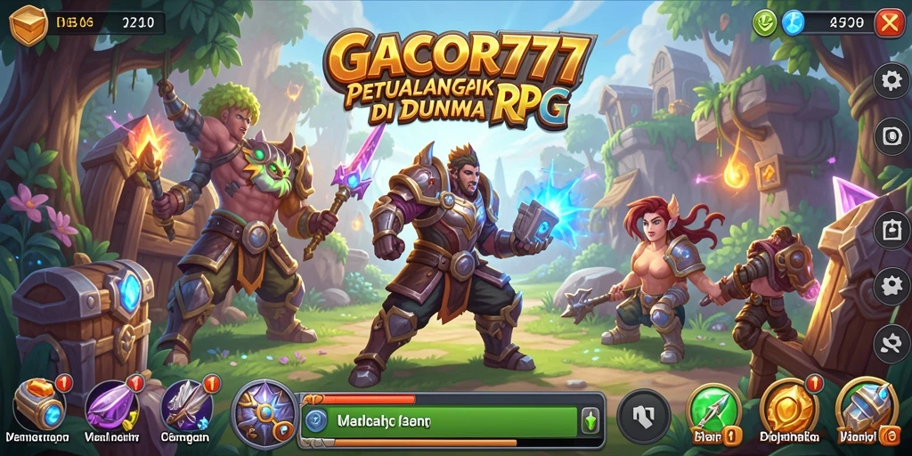 Tampilan gameplay GACOR777 yang epik dan penuh aksi.