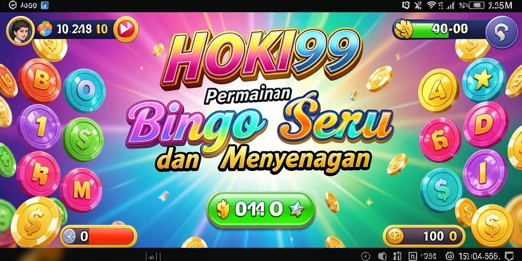 Tampilan menarik dari gameplay HOKI99 dalam permainan Bingo.
