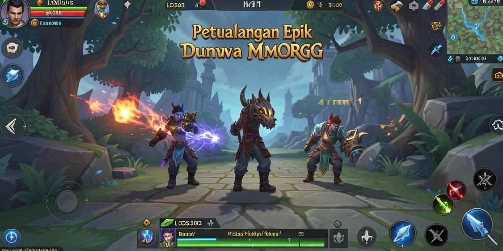 Tampilan gameplay menarik dari LOS303 dalam petualangan MMORPG.