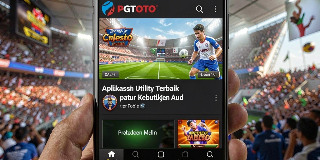 Tampilan utama PGTOTO yang memudahkan navigasi aplikasi Utility.