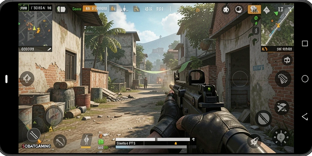Tangkapan layar dari gameplay SOBATGAMING yang penuh aksi.