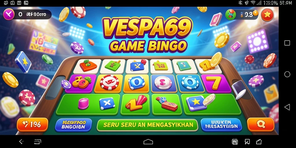 Tampilan gameplay Bingo VESPA69 yang menegangkan dan menarik.